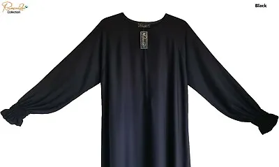 Mini Umbrella-cut WITH 15  ZIP Dubai Abaya/Burqa Is MadeBy Excellent Nida Fabric • £19.99