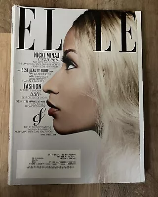 ELLE Magazine April 2013 Nicki Minaj Unzipped! American Idol Diva Beauty Fashion • $1.99