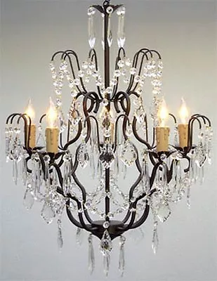 Stunning European Versailles Crystal 5 Light Chandelier  NIBox Assembly Required • $429