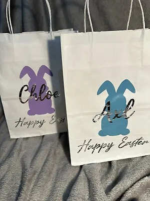Personalised Easter Gift Bag Personalised Name Box Hamper  • £1.89