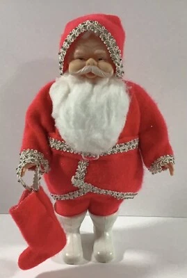 Vintage Plastic 12 1/2” High Father Christmas Santa Claus Statue Figure Ornament • £12.99