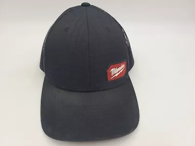 Milwaukee Tools Gridiron Mesh Trucker Snapback Hat Cap Baseball Men Women Black • $10