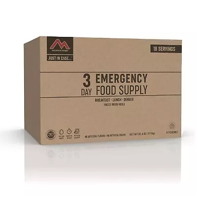 3-Day Emergency Food Supply Freeze Dried Survival & Emergency Food 18 Servings • $155