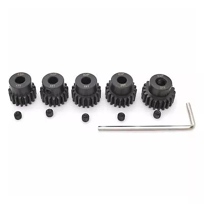 Mod .8 32P 5mm Pinion Gear Set 17T 18T 19T 20T 21T Fits For 1/10 Slash • $11.99