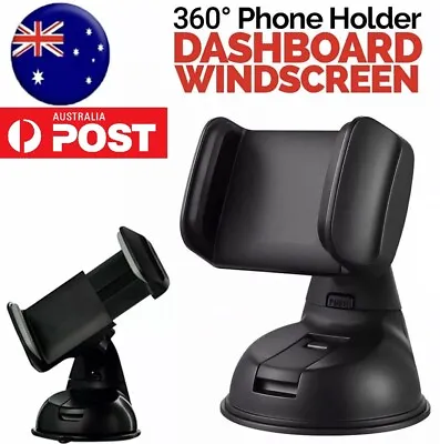 NEW 360°Car Mobile Phone Holder Universal Mount Windscreen Dashboard Suction • $15