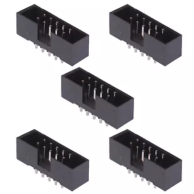 5 X 10 Way IDC Straight Pin Boxed Header 2.00mm • £4.09