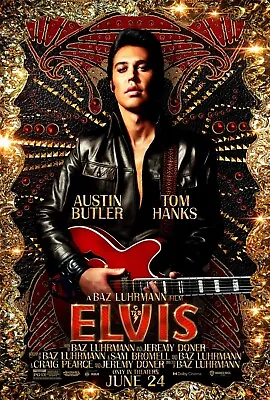 £2.99 • Buy Elvis The Movie 2022 Poster  - Austin Butler Tom Hanks A4 A3