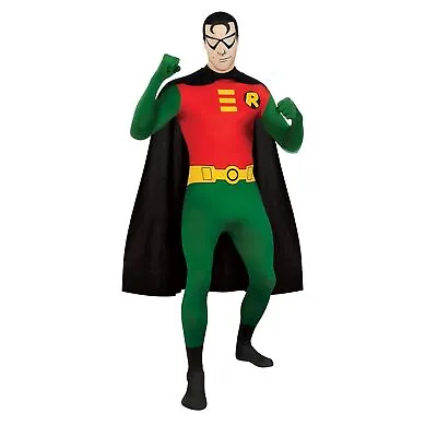 £24.39 • Buy Officially Licensed Rubies DC Robin 2nd Skin Suit Mens Fancy Dress Costume New