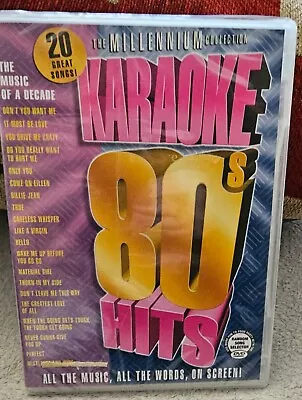 Karaoke 80s Hits Millennium Collection Music Dvd  Madonna Whitney Human League • £5.98