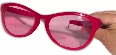 $9.79 • Buy JUMBO BURGUNDY RED GLASSES BIG Eye Frames Clown Nerd Funny Giant Joke Sunglasses