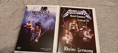 METALLICA - 2 DVD Lot - 1985-1986 Live In Denmark + Germany  Rare W/Cliff • $45