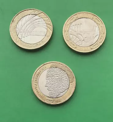 Two Pound Coin Job Lot Rare £2 X 3 Commemorative Coins Collectable  #A • £10.95