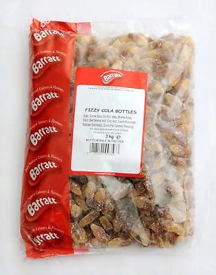 Barratt Fizzy Cola Bottles 3kg - Traditional Jelly Pick N Mix Sweets • £14.99