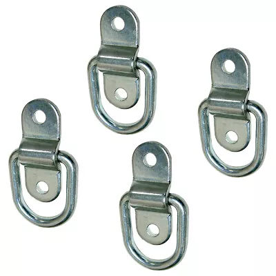 Stainless Steel D-ring Tiedown Anchors 3500 Lb. Capacity Tie Downs 4-Pack • $15.68