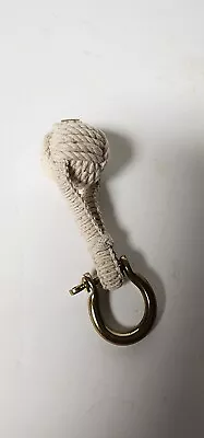 Nautical Maritime Marine Sailor's Monkey Fist Sailor Rope Knot Keychain Key Ring • $18