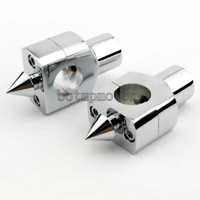 Motorcycle 1  Handlebar Risers For Honda Shadow Spirit Aero 750 1100 VTX1300C • $35.10