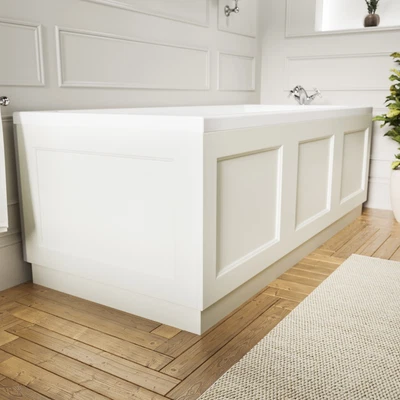 £31.97 • Buy Ashbourne Wooden 700mm Wooden End Bath Panel - White BeBa_27524
