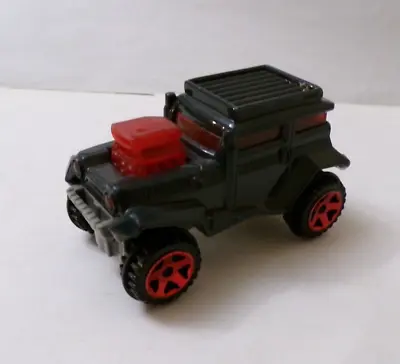 Hot Wheels McDonald's Dark Gray Jacked Up Jeep Does Not Light (012-25) • $1.39