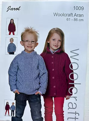 £3.30 • Buy Jarol Woolcraft 1009 Childs Sweater & Jacket Knitting Pattern