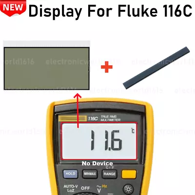 For Fluke 116C Professional Portble MINI Multimeter LCD Display Screen Parts NEW • £23.14