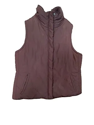 Canyon River Blues Brown Fleece Lined Vest Size L • $10