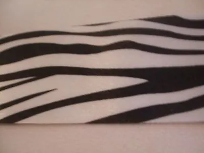 1 Metre Of May Arts Satin Animal Print Ribbon - Zebra - 1.5  (38mm) • £2.52