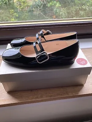 £85 • Buy Ladies Flat Retro Vintage 60’s Twiggy Style Shoes Size 4
