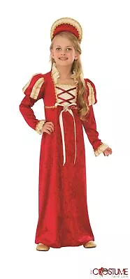 Medieval Princess Girls Costume Child Renaissance Queen Party Halloween Outfit • $27.74