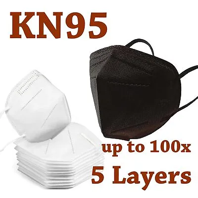 $42.95 • Buy BULK KN95 Mask Disposable Particulate Respirator Face Masks 5 Layers