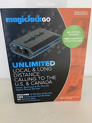 NEW MAGIC JACK GO Smart Home Business On The Go Digital Phone Service W/ Adapter • $35