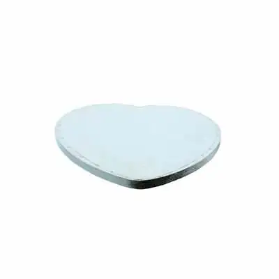 Silver Heart Drum Cake Board - Choose A Size • £6.69