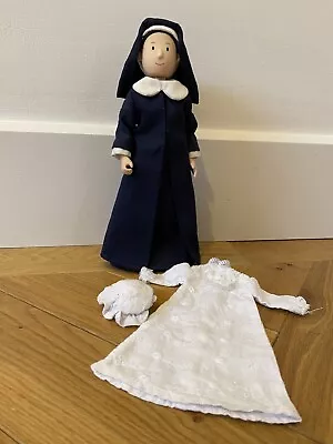 £45 • Buy Vintage Madeline Eden Miss Clavel Nun Doll With Rare Night Gown And Hat. Vgc