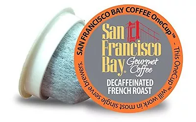 72 Ct. Decaf French Roast San Francisco Bay Coffee OneCup Keurig K~cup Brewer • $51.95