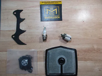 McCulloch 7-10 Pro Mac 700 Or 10-10S Chainsaw Air Filter Plug Spike Carb Kit Set • $54.99