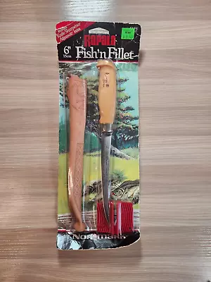 Rapala  6  Fish'N Fillet Knife Sharpener & Sheath New In PKG Made In Finland VTG • $14.95