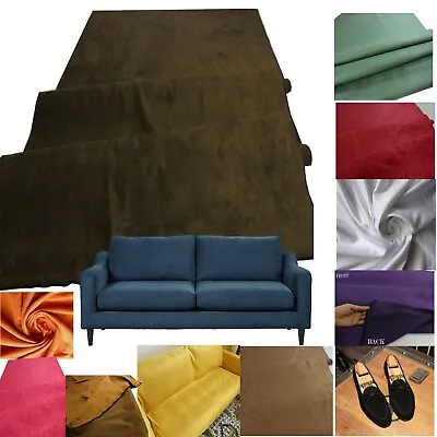 44 Colors Micro Suede Fabric Upholstery CraftShoesCloth Microfiber 60  Wide • $81.45