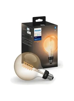 $59.95 • Buy Philips Hue Bluetooth 7W G125 E27 Filament Bulb Smart LED Light Bluetooth Globe