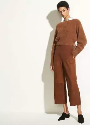 NWT Vince Suede Culotte Pants Auburn (Brown) Size 4 (S) $895 • $249.99