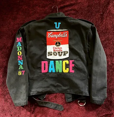 Madonna U Can Dance Andy Warhol Who's That Girl 1987 Tour Promo Crew Jacket Belt • $3200