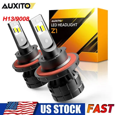 AUXITO H13 9008 Super White 40000LM Kit LED Headlight Bulb High Low Beam Combo 2 • $25.26