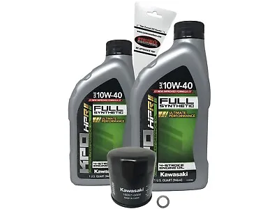 Kawasaki OEM Full Synthetic Oil Change Kit For 2015-2022 Kawasaki Vulcan S EN650 • $48.99