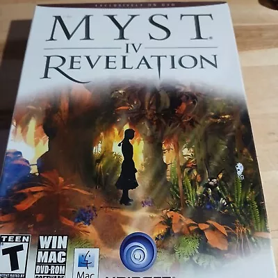 Myst IV: Revelation & Myst V: End Of Ages PC ROM Windows Game Free Shipping • $16.94