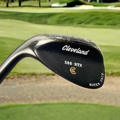 Cleveland 588 RTX Rotex Left Handed Black 60 Degree Lob Wedge Stiff Flex LH • $24.89