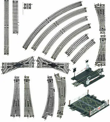 HORNBY ETC - OO/HO Train Track Sections - Points Curves - NOS- MASSIVE SAVINGS • £2