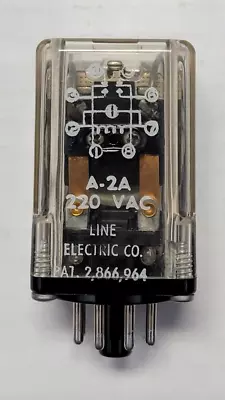 Line Electric A-2A Relay 220VAC 8 Pin PAT.2866964 • $24.99