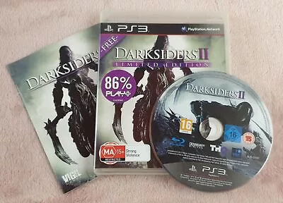 Darksiders II Limited Edition For Sony PS3 - AUS PAL Complete With Manual • $7.02