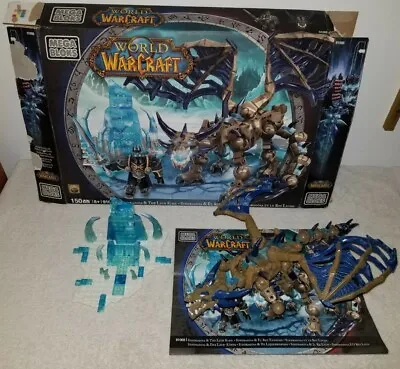Mega Bloks World Of Warcraft 91008 Sindragosa And The Lich King Set~96% Complete • $49.99