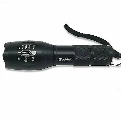 GoMax Long Range LED Flashlight With XML T6 / Uses 18650 Or 3 X AAA Batteries • $7.99