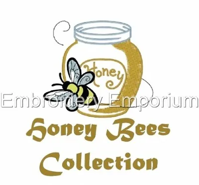 £9.95 • Buy Honey Bees Collection - Machine Embroidery Designs On Cd Or Usb