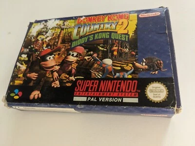 Donkey Kong Country 2: Diddy’s Kong Quest SNES Boxed Without Manual • £32